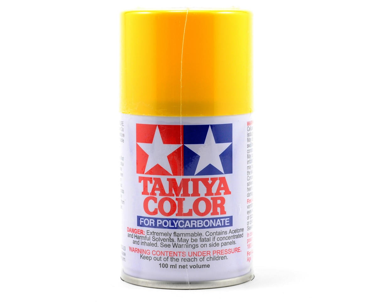Tamiya PS-6 Yellow polycarbonate spray paint 86006