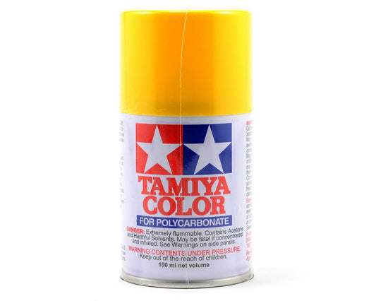 Tamiya PS-6 Yellow polycarbonate spray paint 86006