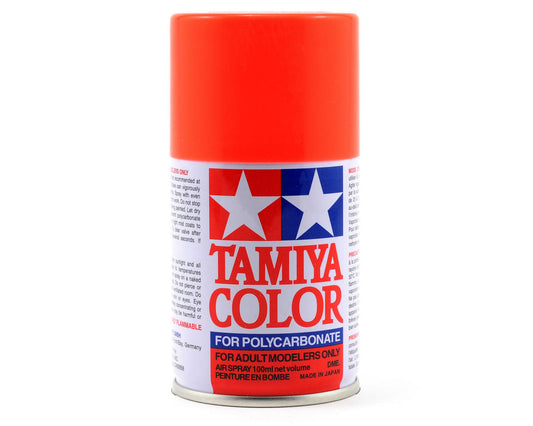 Tamiya PS-20 Fluorescent Red polycarbonate spray paint 86020