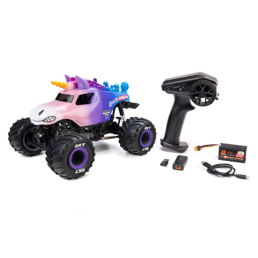 Losi LOS01026T5 Mini LMT Sparkle Smash 1/18 RTR 4WD Brushed Monster Jam Truck