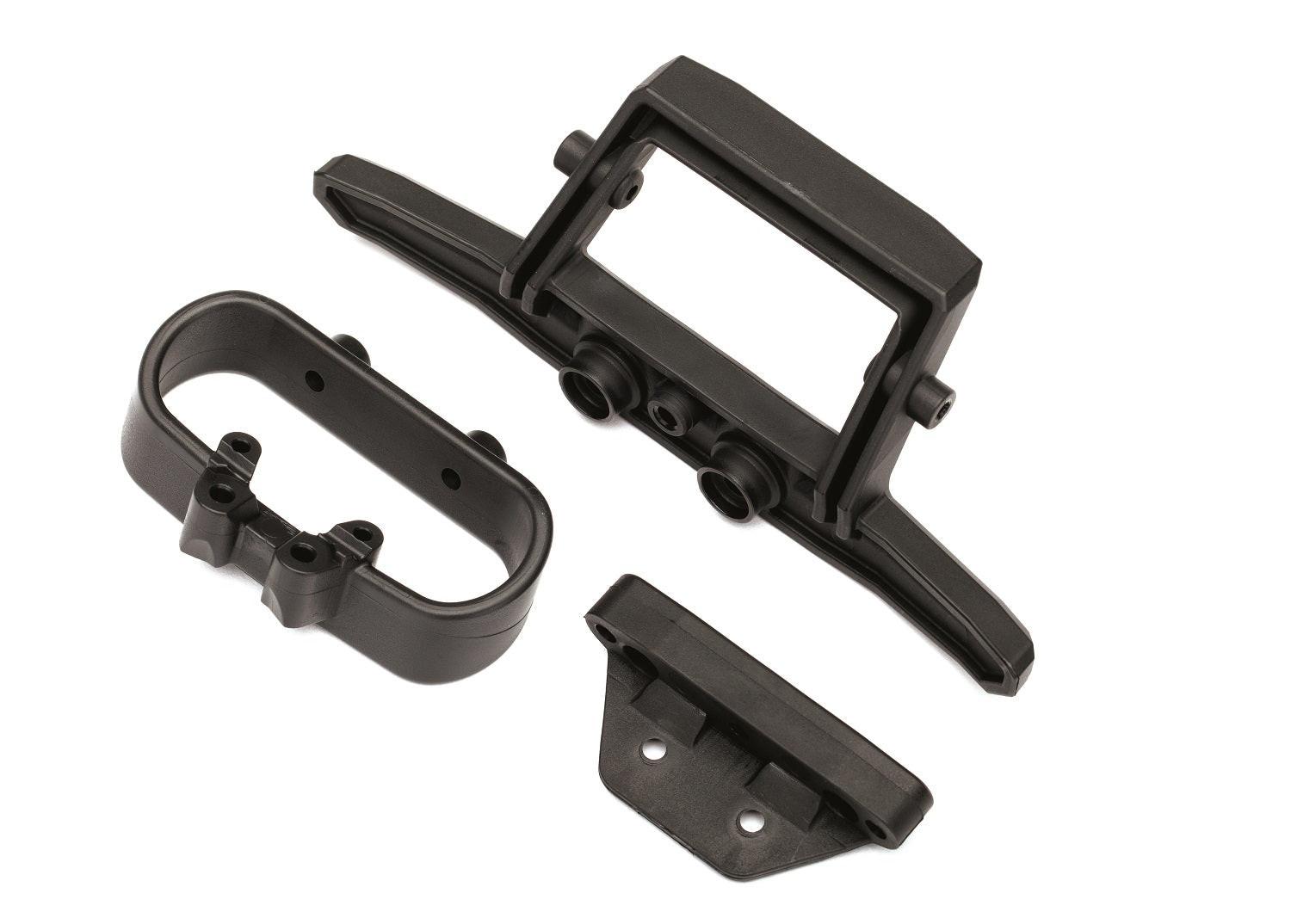 Traxxas 6737 Rear Bumper and Mount Rusler 4X4 | PowerHobby