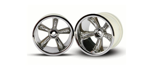 Traxxas 4172 Wheels Pro-Star Chrome Rear