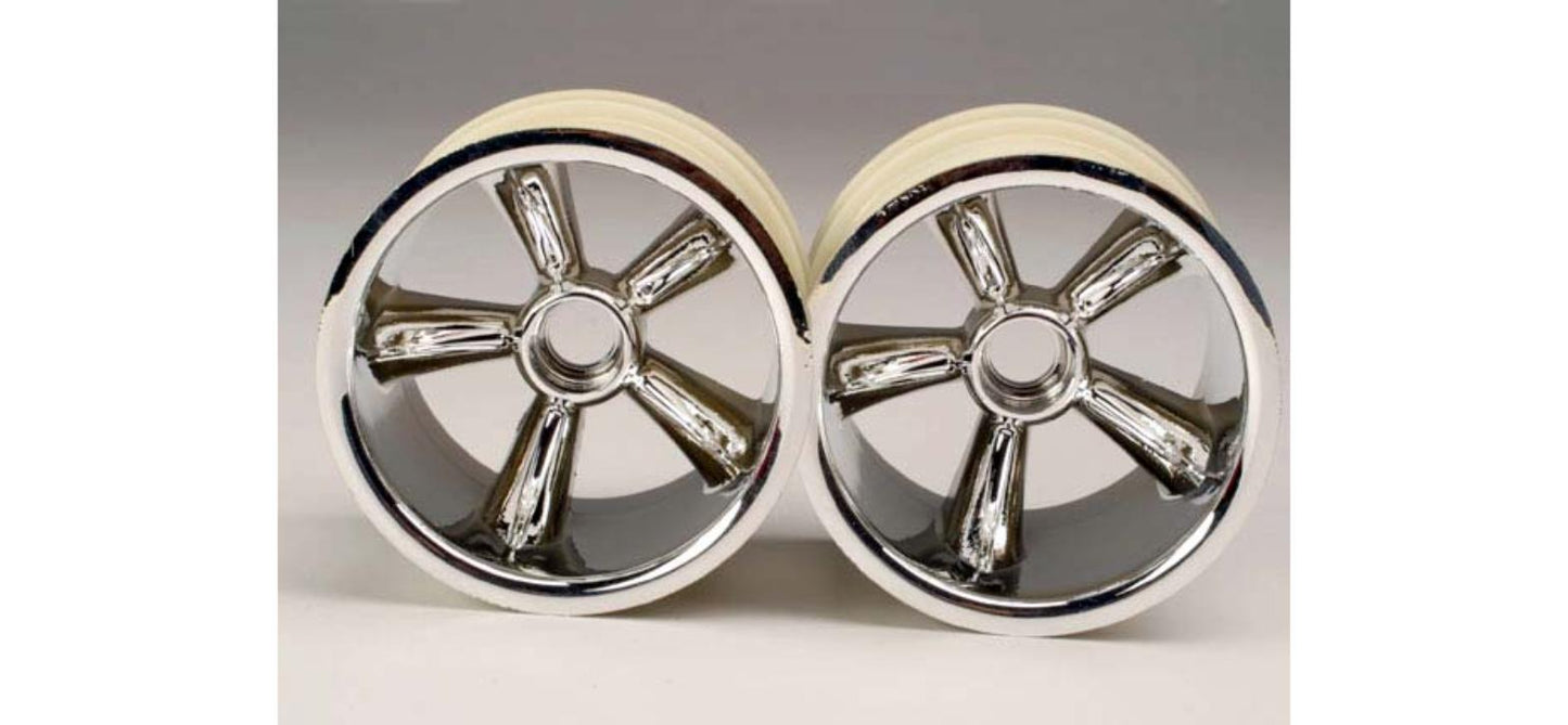Traxxas 4174 Wheels Pro-Star Chrome Front