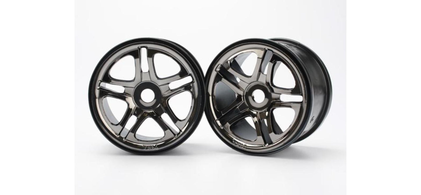 Traxxas 5172A Wheels SS Black Chrome