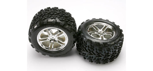 Traxxas 5174 Tires Wheels SS Chrome Talon