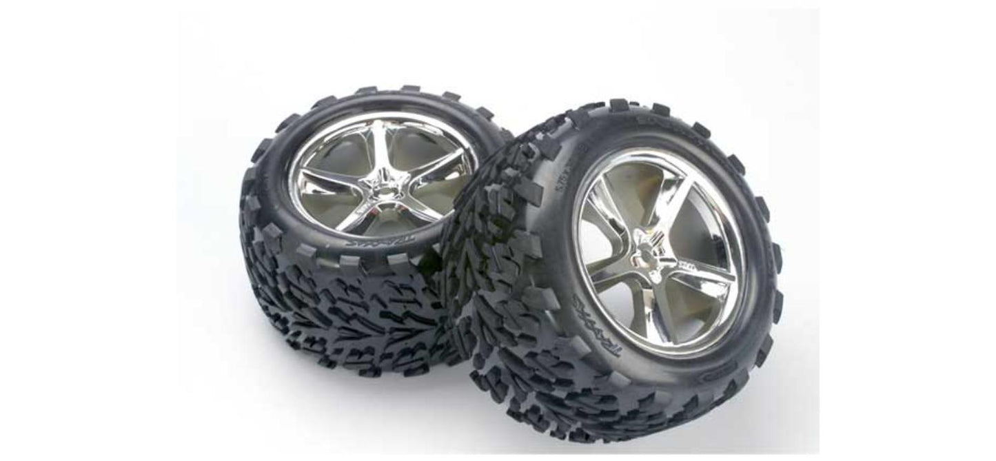 Traxxas 5374 Tires Wheels Gemini Chrome