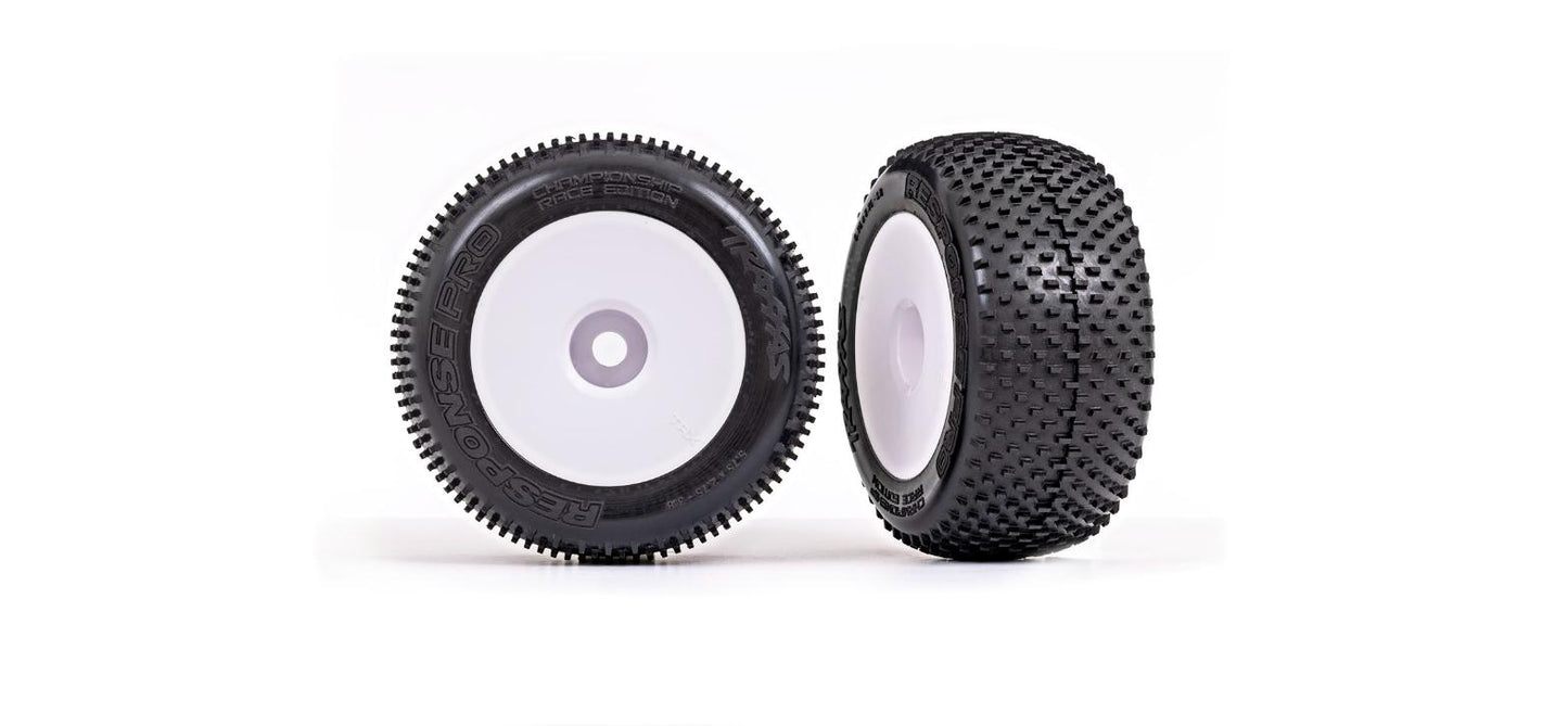 Traxxas 5375R Tires Wheels Response Pro White