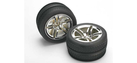 Traxxas 5575 Tires Wheels Twin-Spoke Victory
