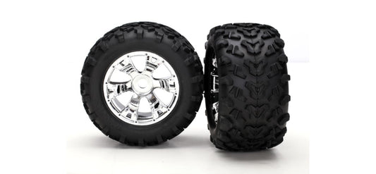 Traxxas 5674 Tires Wheels Geode Chrome