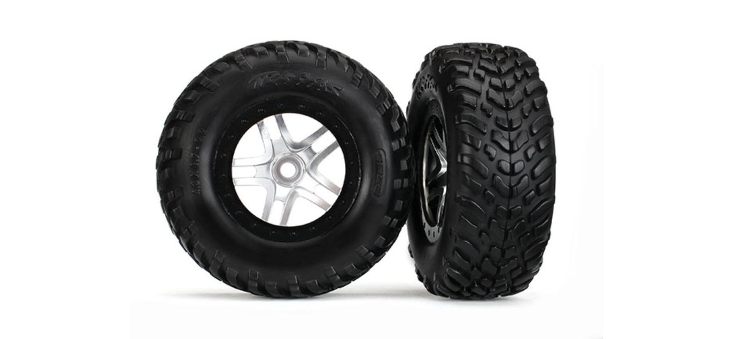 Traxxas 5975X SCT Split-Spoke Tires Wheels Assembled