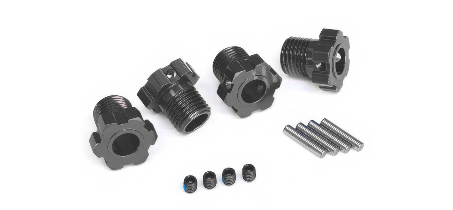 Traxxas 8654-GRAY Wheel Hubs Splined 17mm