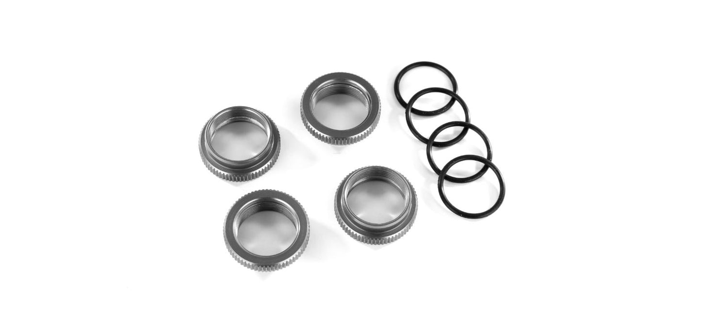 Traxxas 8968-GRAY Spring Retainer Aluminum Gray