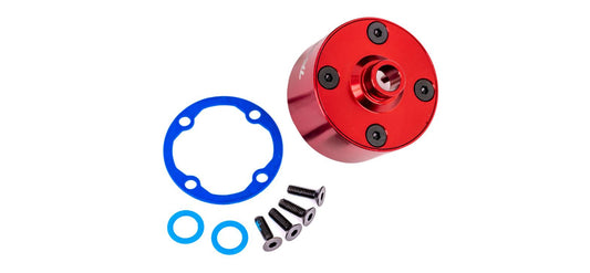 Traxxas 9581R Carrier Differential Aluminum Red