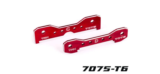 Traxxas 9630R Tie Bars Rear Red