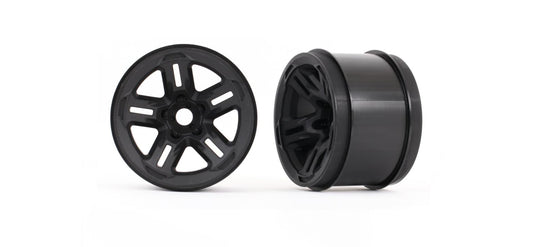 Traxxas 9671 Wheels 3.8 Black Splined