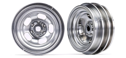 Traxxas 9869 TRX-4M Wheels, 1.0" Satin Chrome (2)