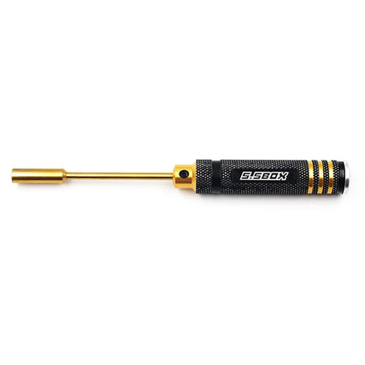 Yeah Racing YT-0191 Aluminum 5.5mm Lock Nut Driver Black/Gold