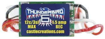 Castle Creations Thunderbird 6 Brushless ESC - PowerHobby