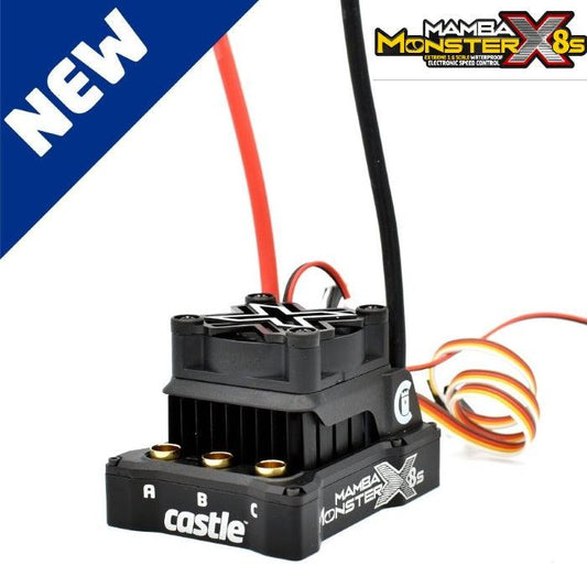 Castle Creations Mamba Monster X 8S 33.6V ESC / Speed Control - PowerHobby