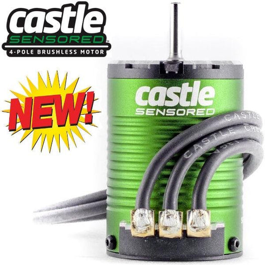 Castle Creations 060-0056-00 4-Pole Sensored BL 1406-4600KV Motor ONLY - PowerHobby