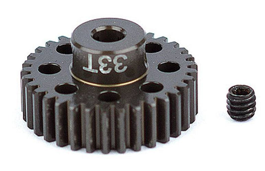 Associated 1351 Aluminum Pinion Gear 33T 48P 1/8 Shaft SC10 B44 RC10 / T RC12L3 - PowerHobby