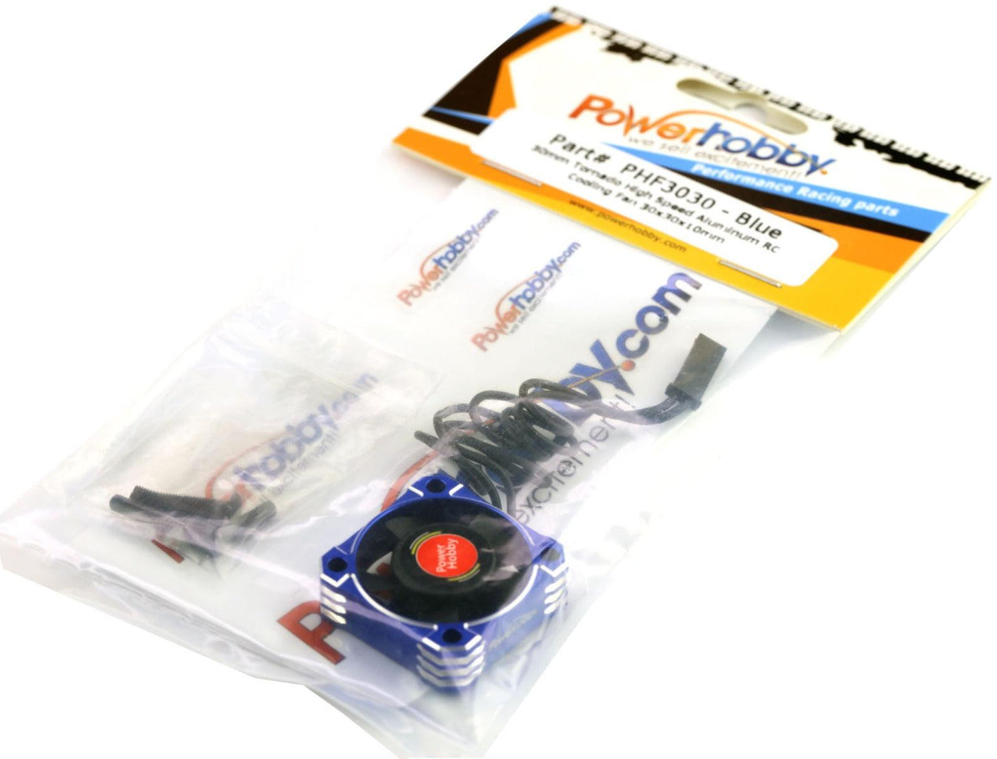 Powerhobby 30x30x10 Tornado High Speed Aluminum RC Cooling Fan 30MM - PowerHobby