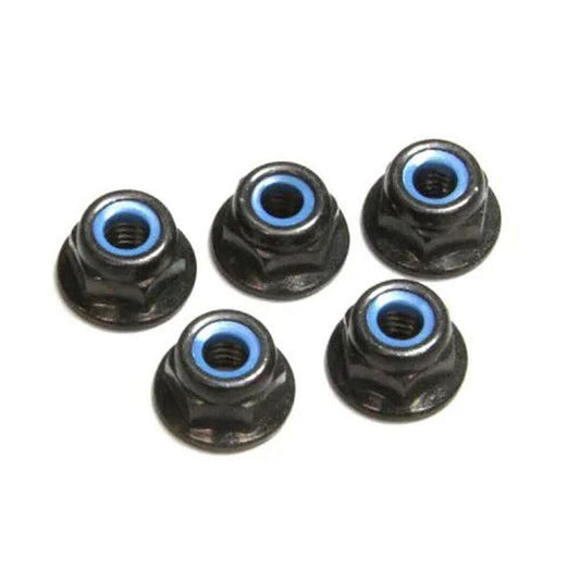 Kyosho 1-N4056FNB Nut (M4x5.6) Flanged Nylon (5pcs) - PowerHobby