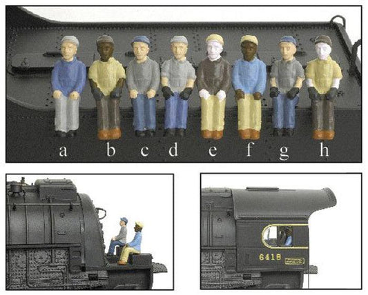 Broadway Limited 1005 HO Engineer And Fireman Figures 2- Pack c,H - PowerHobby
