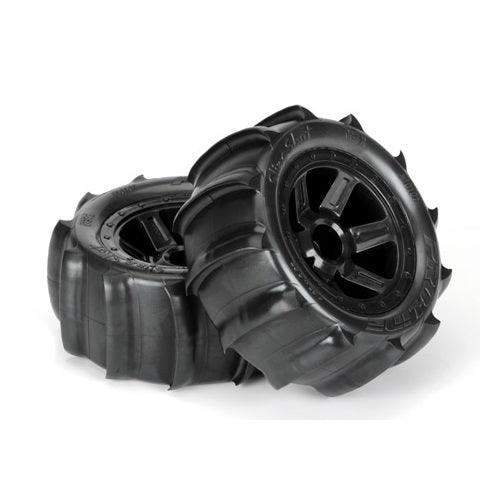 Pro-Line 10101-10 Sling Shot 2.2" Sand Tires / Wheels Mounted 1/16 E-Revo (2) - PowerHobby