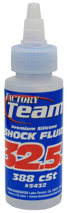 Team Associated 5432 Silicone Shock Fluid Oil 32.5 Weight 2 oz - PowerHobby