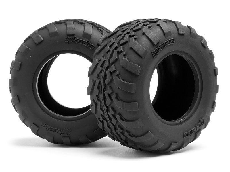 HPI 105282 2.2" GT2 Tire Set (D Compound) (2) (2.2in/109x57mm) Savage Firestorm - PowerHobby