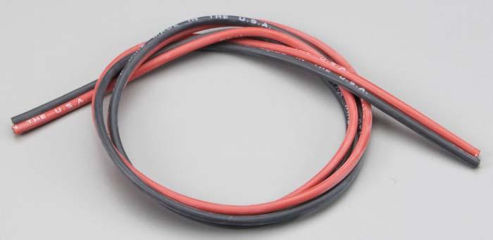 W.S.Deans 1480 16 Gauge Red/Black Wire 2' - PowerHobby