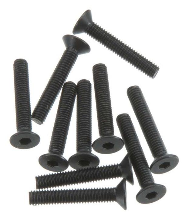 Axial AXA148 Hex Socket Flat Head M3x18mm Black Yeti Score Bomber SCX10 II - PowerHobby