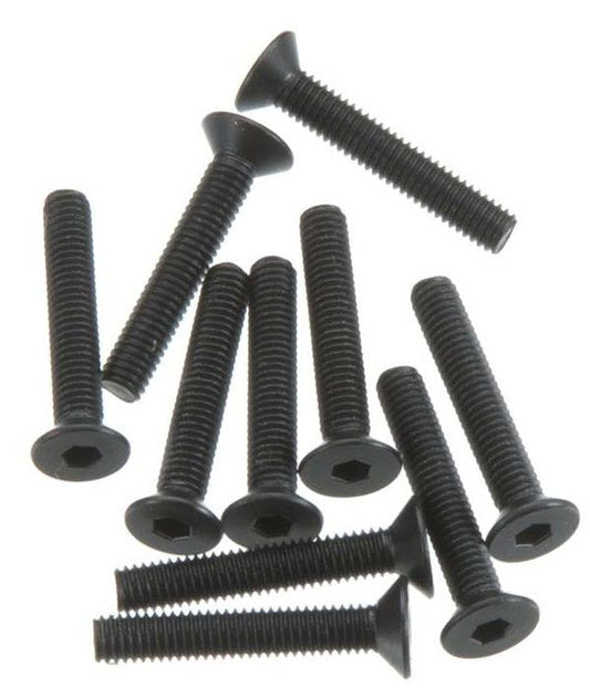 Axial AXA148 Hex Socket Flat Head M3x18mm Black Yeti Score Bomber SCX10 II - PowerHobby