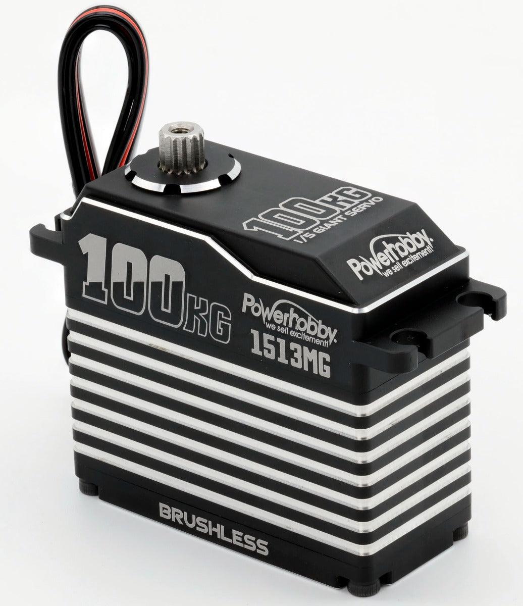 Powerhobby 1513MG 1/5 Aluminum Waterproof High Torque Brushless Servo 3S / 4S - PowerHobby