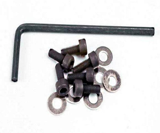 Traxxas 1552 Hex Motor Screws (4) Slash 2wd/4X4 Stampede Bandit - PowerHobby