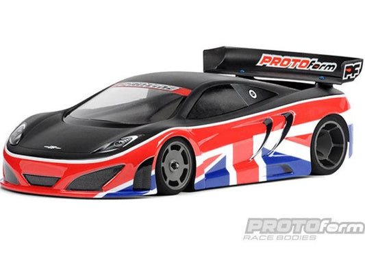 Protoform 1613-25 PFM-12 Lightweight Clear Body for GT12 1/12 On-road car - PowerHobby