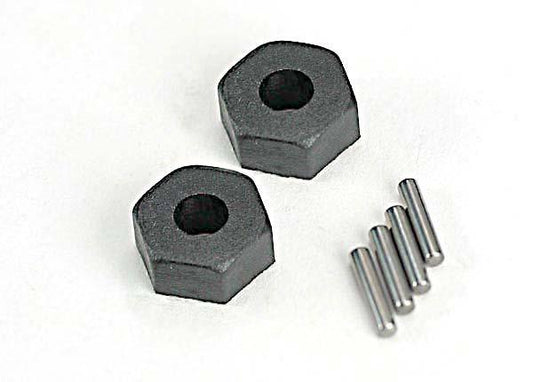 Traxxas 1654 Wheel Hex Hubs (2) Jato Slash Stampede - PowerHobby