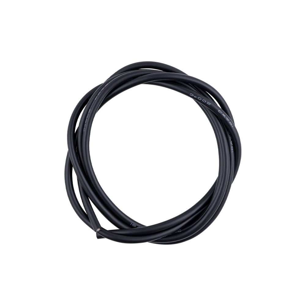 Powerhobby 16AWG RC Silicone Hookup Wire Black 1 Meter - PowerHobby