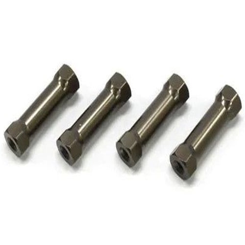 Kyosho IFW401C SP Aluminum Radio Post (Gunmetal/4pcs/MP9) - PowerHobby