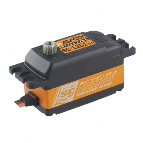 Savox SAVSC1251MGP Low Profile Digital "High Speed" Metal Gear Servo - PowerHobby
