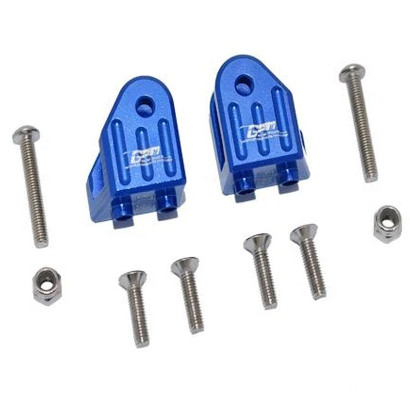 GPM LMT008F/R-B Front Or Rear Axle Mount Suspension Links Blue : Losi 1/8 LMT - PowerHobby