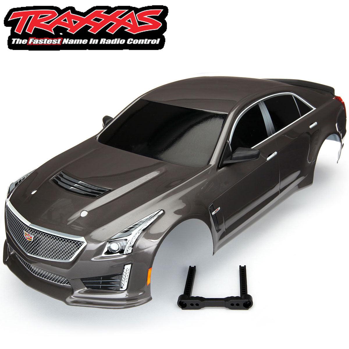 Traxxas Body Cadillac CTS-V Silver (Painted Decals Applied) 4-Tec 2.0 - PowerHobby