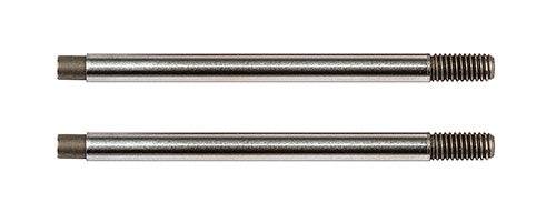 Team Associated 91643 3x24 mm Shock Shafts V2 Chrome RC10B74 - PowerHobby