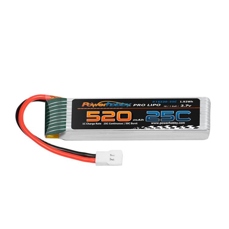 Powerhobby 1S 3.7V 520MAh 25C Lipo Battery Associated Enduro24 Crawler - PowerHobby