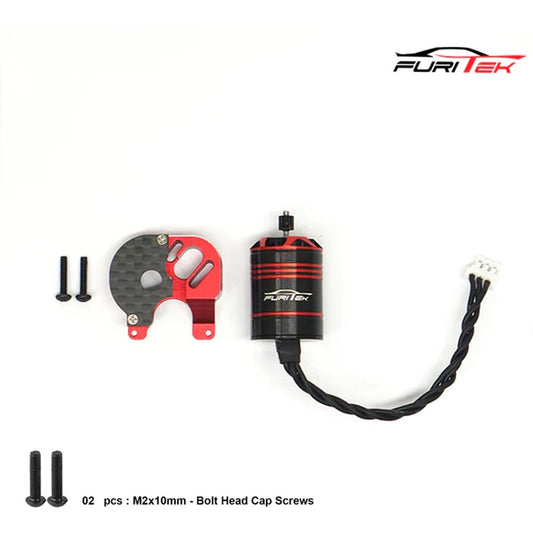 FURITEK UR-2307 CEDAR INRUNNER BRUSHLESS MOTOR  AND CNC MOTOR MOUNT FOR SCX24 - PowerHobby