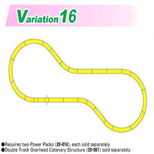 Kato 20-876 N Scale V16 Double Track Outer Loop Set UniTrack - PowerHobby