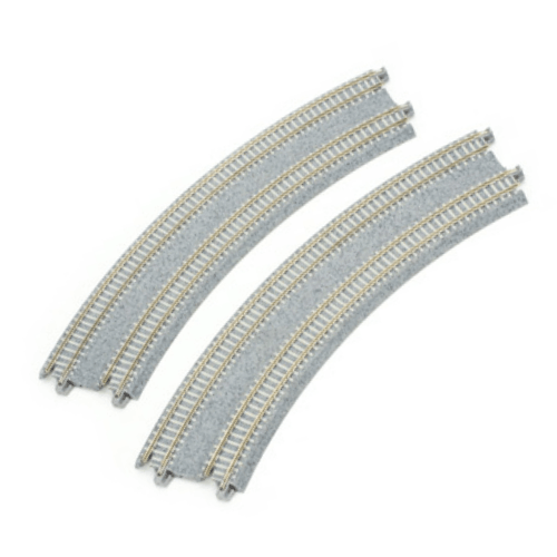 Kato 20-183 N Scale CT Double Track Superelevated Curve Track (2 pcs) UniTrack - PowerHobby