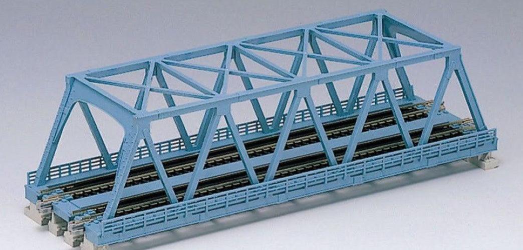 Kato 20-436 248mm (9 3/4") Double Track Truss Bridge, Light Blue - PowerHobby