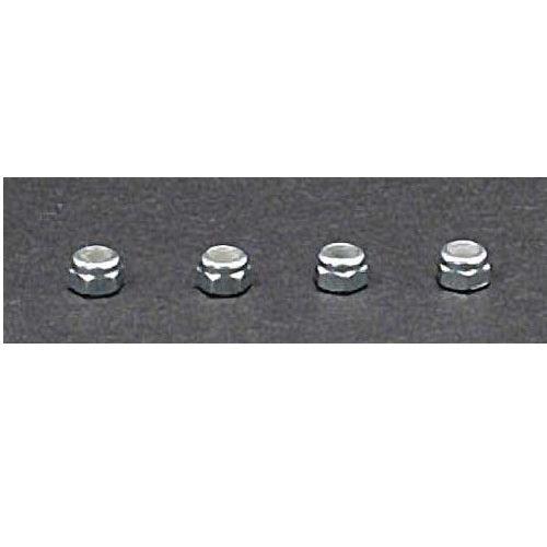 DuBro 2101 Nylon Locknuts 3mm (4pcs) for Airplanes / Hardware - PowerHobby